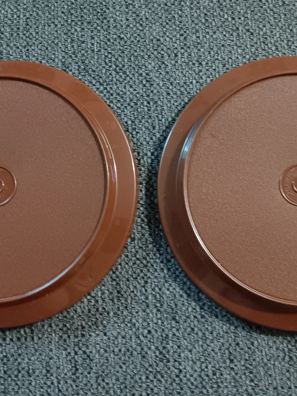 Set Of 8 Vintage Tupperware Harvest Collection Replacement Lids 7 Inches 1207-27